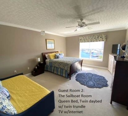 Guest Room 2 - The Sailboat Room  renteaglesperch.com