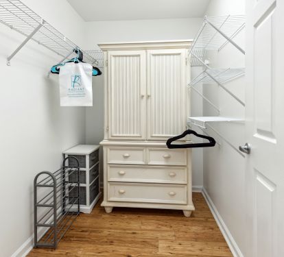 walk in master closet