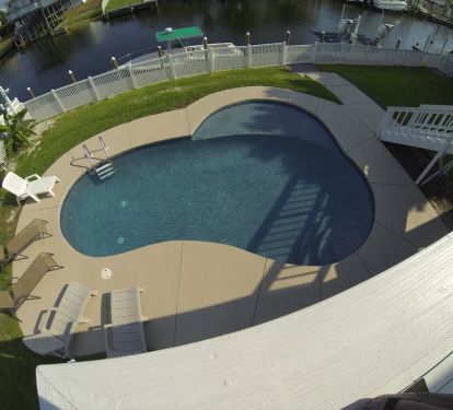 Aerial View Of Swimming Pool