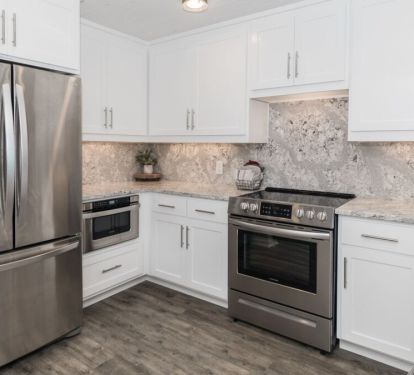 Fully-stocked kitchen with everything you need to stay in and relax.