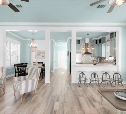 Seafoam-8 Not a cramped rental. Well-planned layout ensures that everyone has plenty of elbow room.