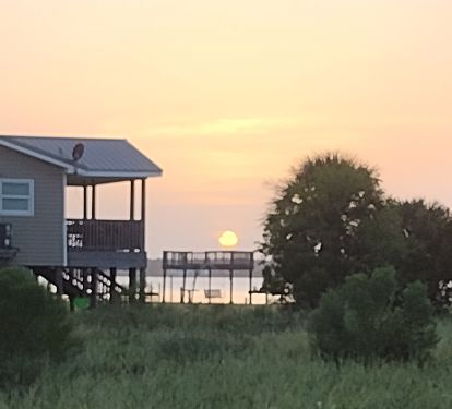 Sunset over the Lagoon