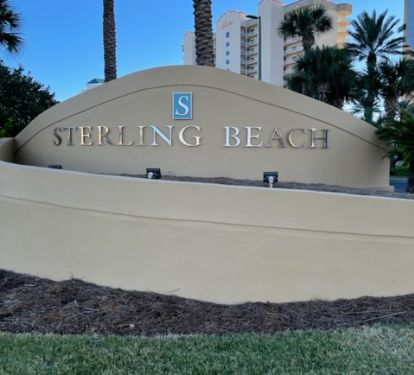 Sterling Beach 6th floor Condominium on quiet East end of Thomas Drive