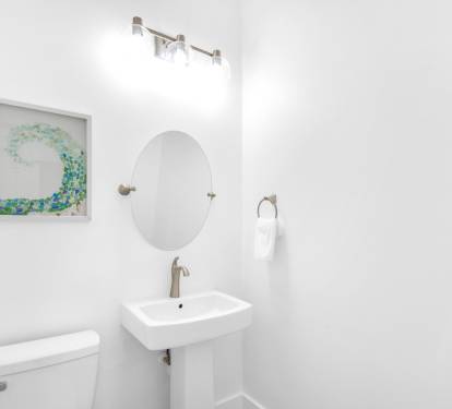 Azure-22 First floor half bath/powder room.