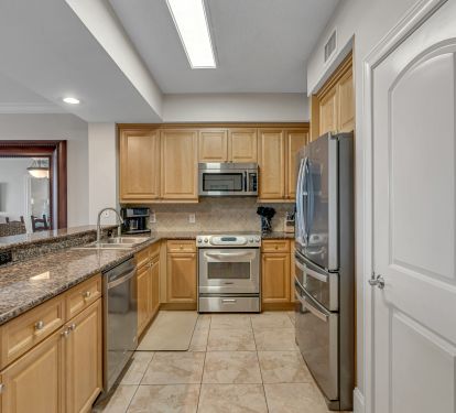 Fully equipped kitchen with everything needed for easy family meals