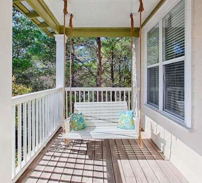 Relax on the Upper Deck Porch Swing!