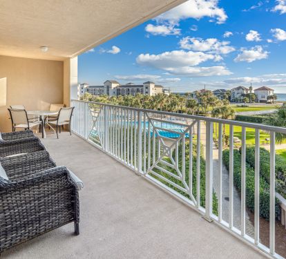 large private balcony