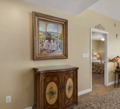 Hand-Painted Furniture and Original Art present in Condo