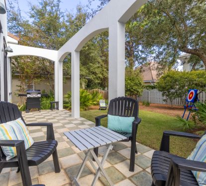 Outdoor seating and games