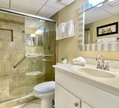 Master bedroom both and walk in shower