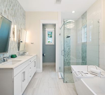 Second Floor master bathroom- Stand alone tub and shower- Walk in closet