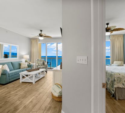 Master bedroom on gulf 