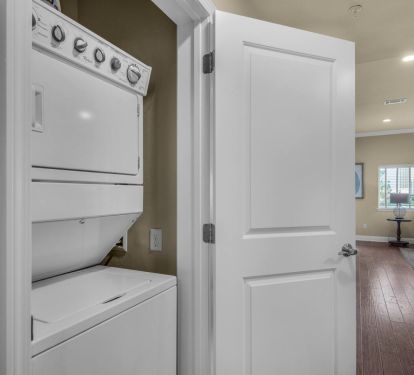 In Unit washer and dryer- we supply all detergents and supplies you'll need during your stay!