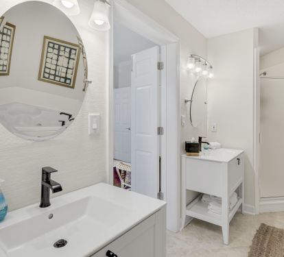 Master Bathroom- Double Vanities, Jacuzzi Tub and  Separate Shower