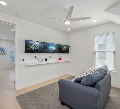Gaming center! Kids can bring their own consoles and connect 3 at once!