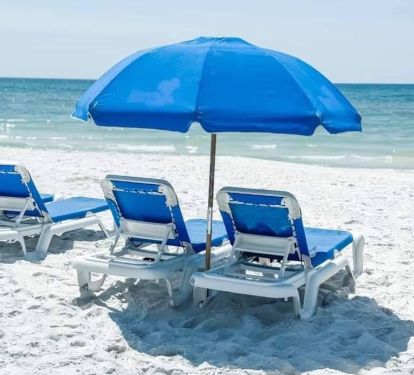 Beach service for two included