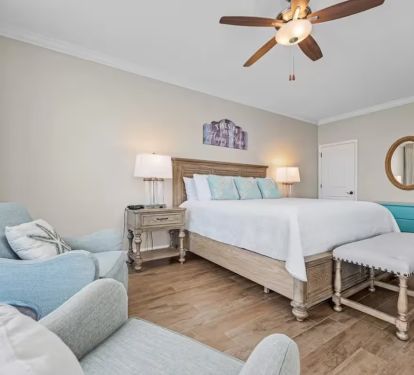The spacious master suite offers an unobstructed Gulf view directly from your bed as well as dedicated balcony access. You'll also enjoy the walk-in closet.