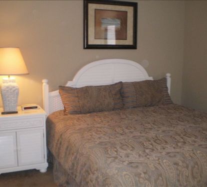 King size bed and new mattress in 2nd bedroom as well.