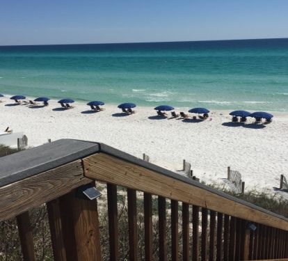 Walkover to the beautiful PRIVATE white sand beach at Adagio! Beach service available!