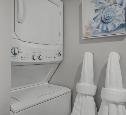 Full-size washer and dryer