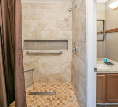sink next to the master bedroom for your convenience