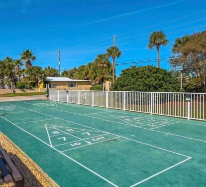 Shuffleboard/Pet Area