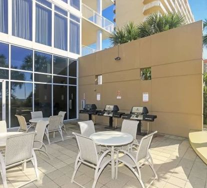 Community Grilling Area and Seating