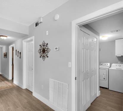 Hallway and Laundry Room