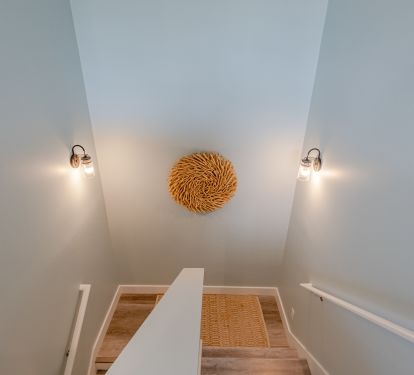 Stairs and landing from 3rd to 2nd floor 