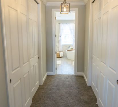 His and Her closets in the King suite