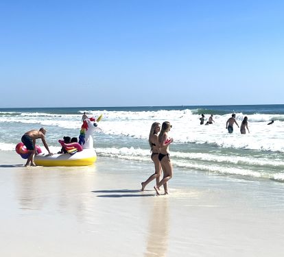 SUGAR WHITE SANDS ARE JUST WAITING TO CALM CRABBY!
