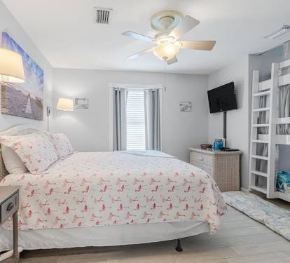 Guest Bedroom with 3 Sleeper Bunk beds
