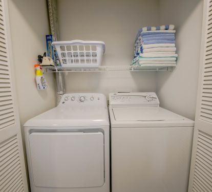 Washer and Dryer- Beach towels available