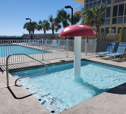 Secure Kiddie Pool for the little ones.