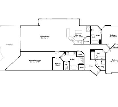 FlorCabana Floor Plan.  