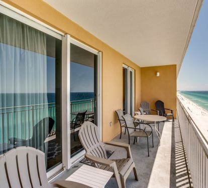 large balcony