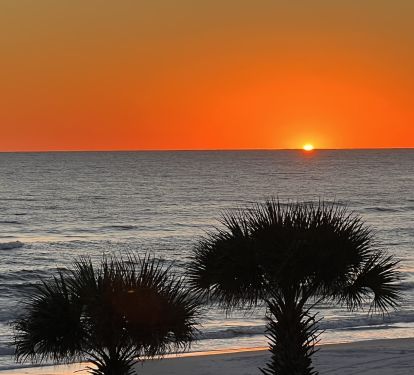 Spring sunset