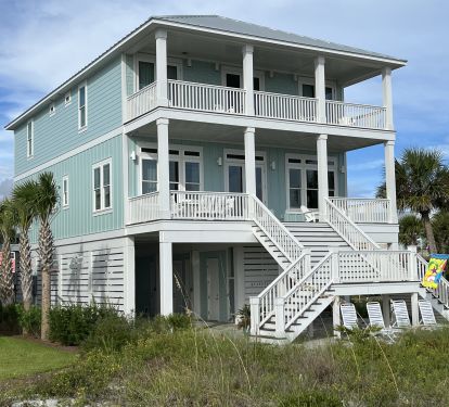 Beach side view