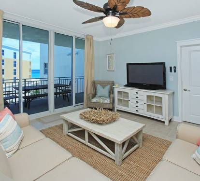 partial ocean view from living room.