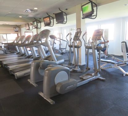 Fitness room available for small fee