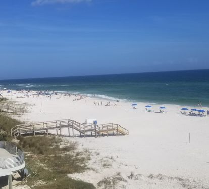 View from balcony looking East