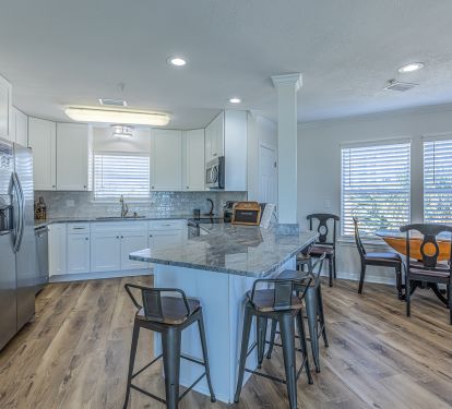 main floor kitchen and dining nook