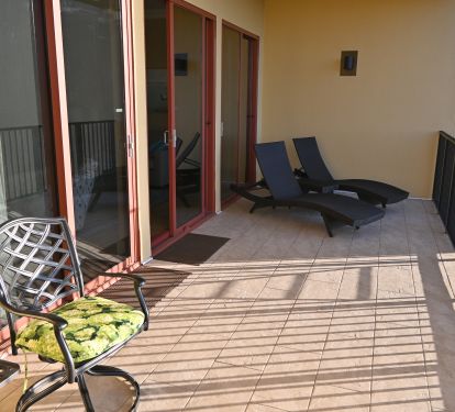 Relax And Enjoy A Book On The Chaise Lounges On The Balcony.