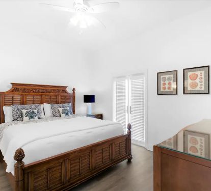 Epic-24 Main house. 1st floor. Bed 2. Picture 1. Island style king with private full bath.