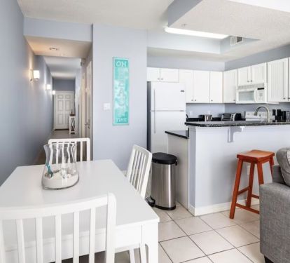 Dinette set off the kitchen area.