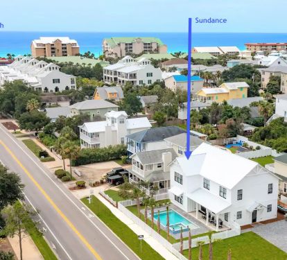 Sundance-3 Directly on the sidewalk, or an easy stroll down the sidewalk is Destin's newly renovated "Shores at Crystal Beach" access.