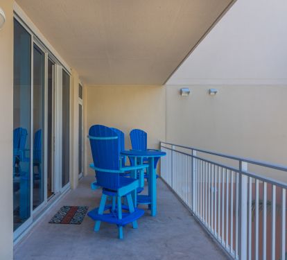 Another view of the lovely new patio furniture