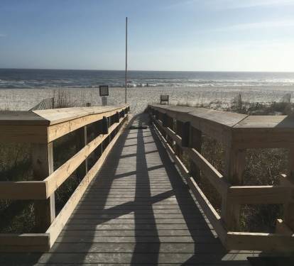 Boardwalk onto Beach