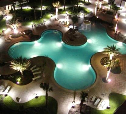 Pool Evening View