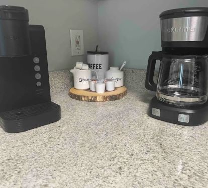 coffee, cream, and sugar!